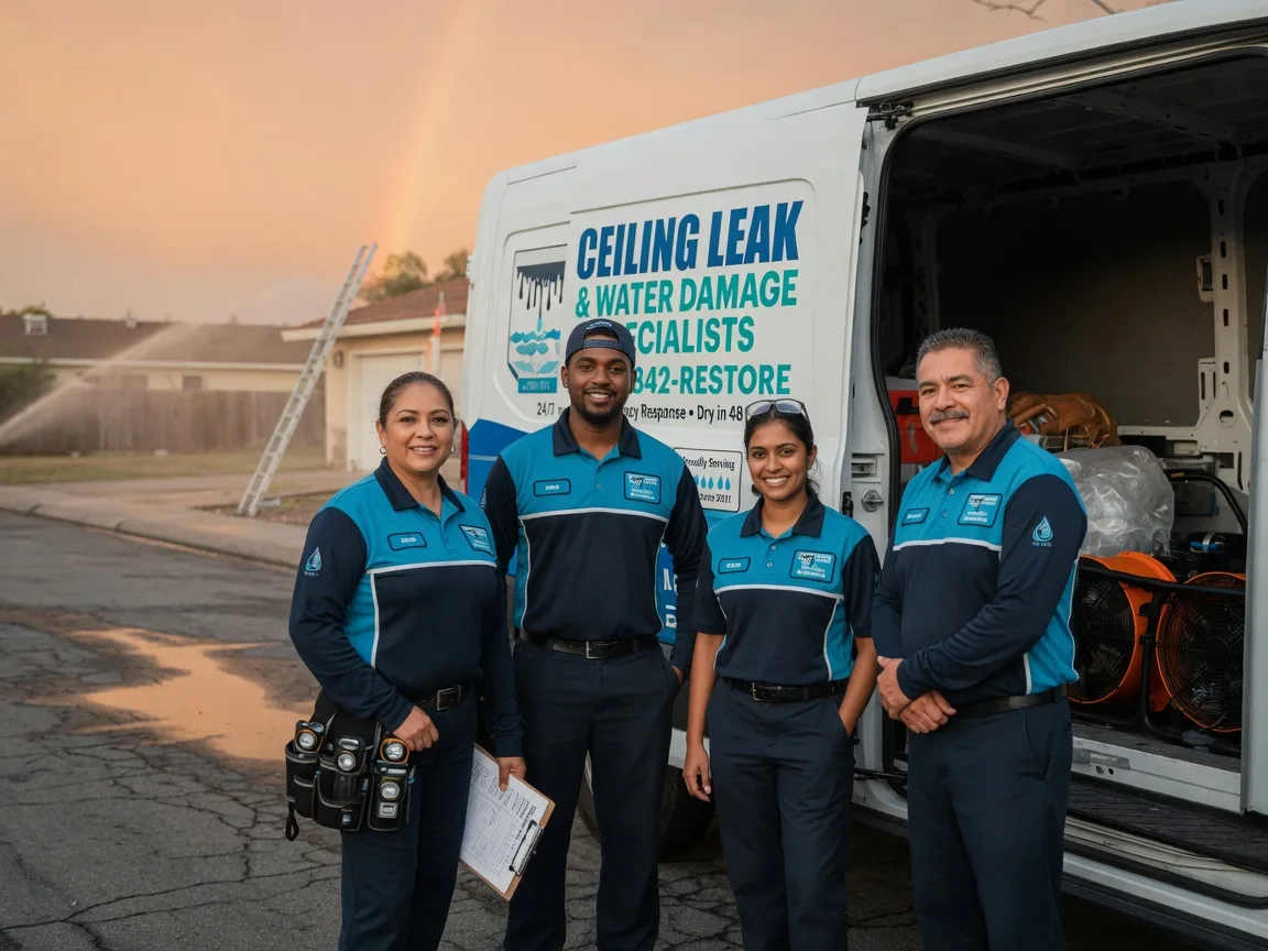 Ceiling Leak Cleanup company in Elrosa, MN